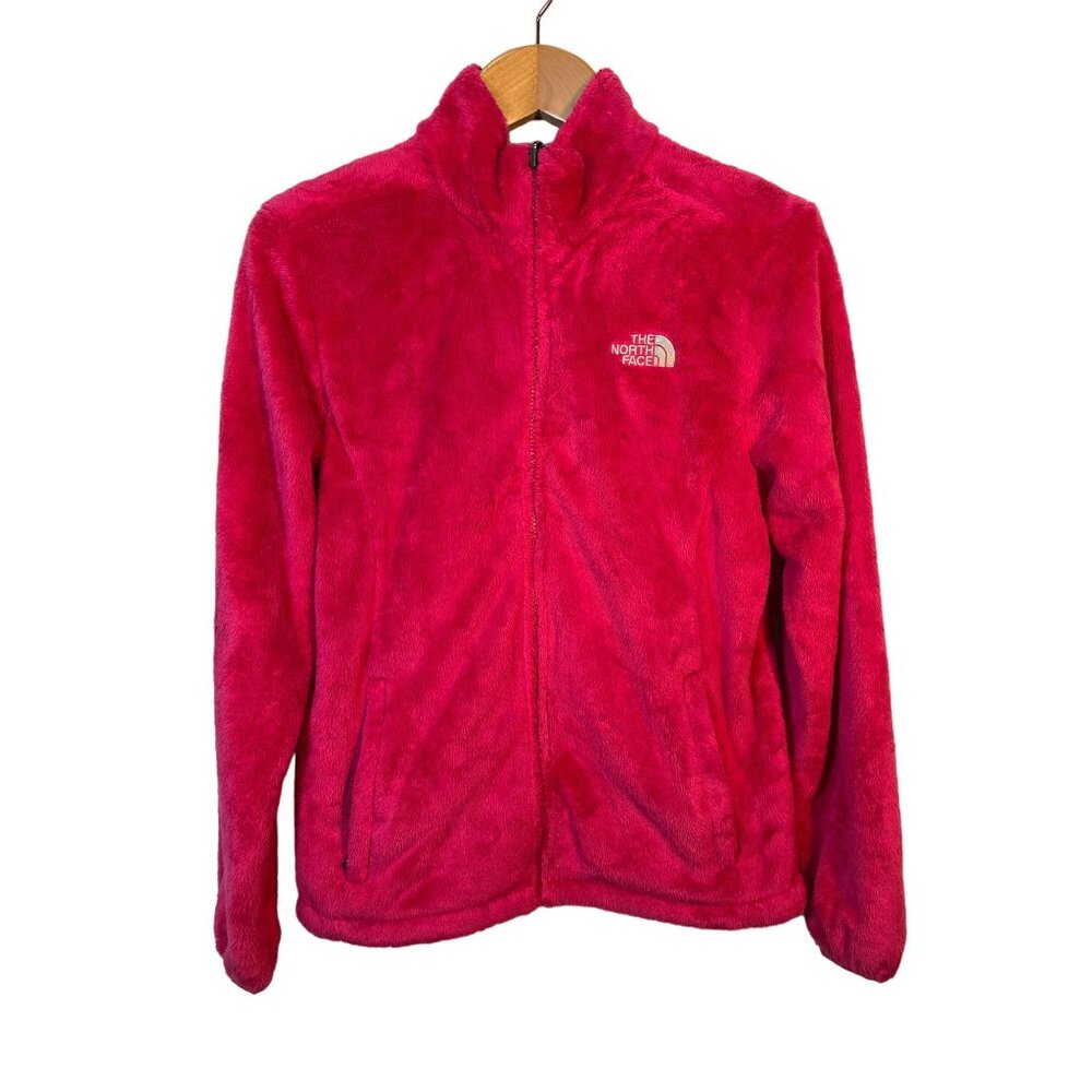 The North Face Fuchsia Pink Raspberry Fuzzy Fleec… - image 1